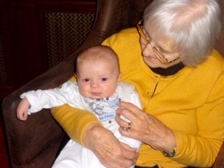 Granna meeeting George for the first time 