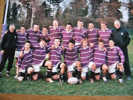 1st XV 2004/05 with Mr Horrobin & Mr Ubee