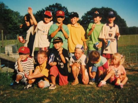 The gang at Godstone Farm 1995