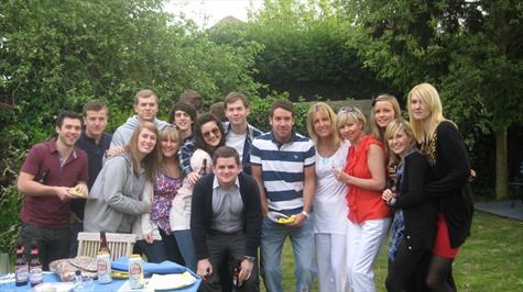 Adam's 21st in the garden