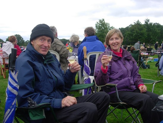 Dad and Caz and Tatton park concert