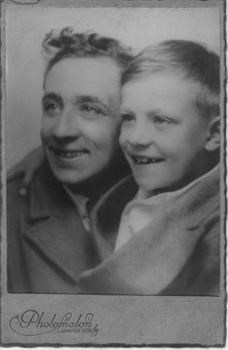 Jeff with dad - Charles Parkes