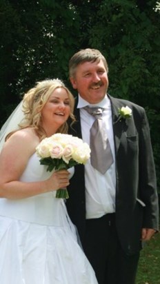 Me and dad on my wedding day