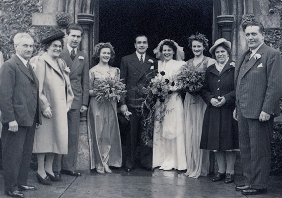 Mum & Dads wedding in 1947
