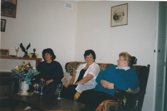 Jane, Allison and Ann during the Australian visit