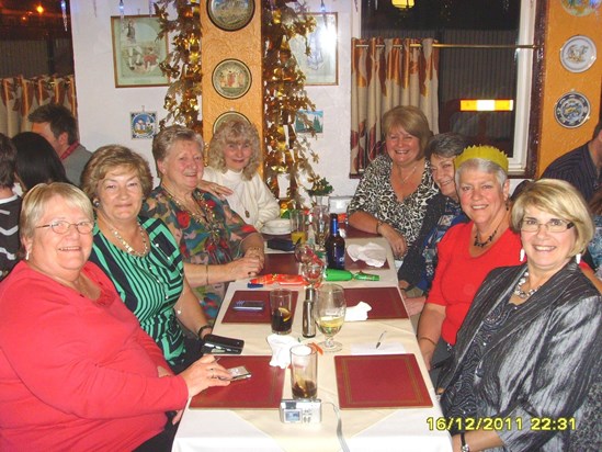Happy Times Together With Great Friends - Hanson Girls Xmas Party Dec 2011