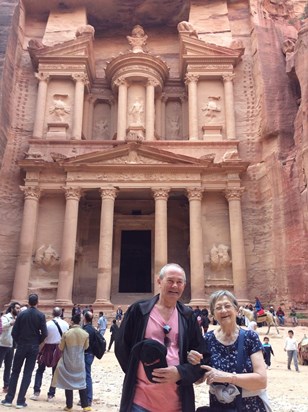 June and Jim at Petra 2017