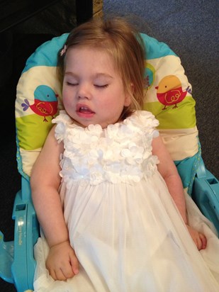 Grace on her Baptism Day.