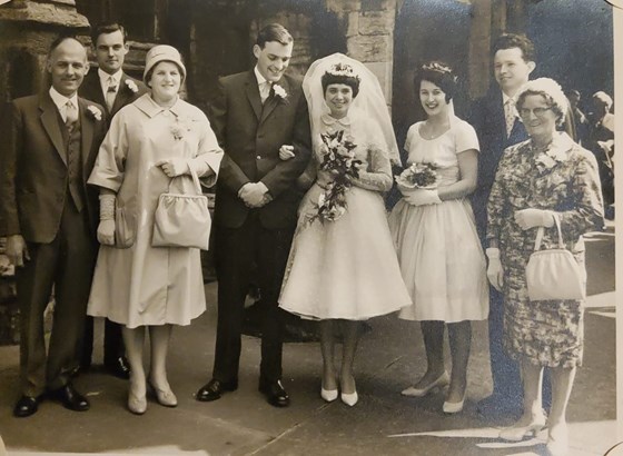 Mum and Dad on their wedding Day 15th April 1961