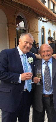 Nonno with his son, August 2018