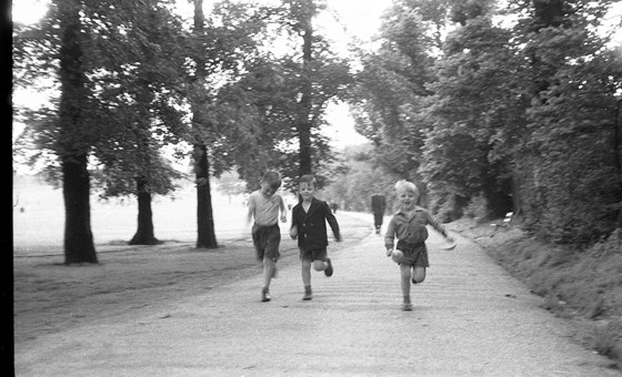 John, Del and Steve. Young and free on Hampstead Heath
