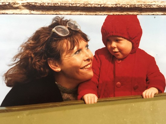 Judy and Ruth on Gorleston seafront