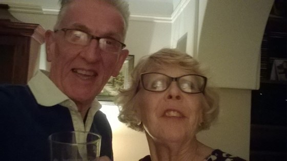 Judy and Graham’s first selfie