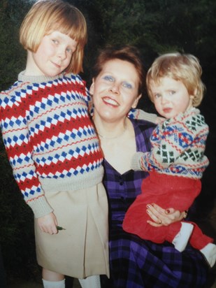 Judy with Ruth and Lewis 1990