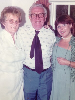 Judy with Graham's mum & dad 1982