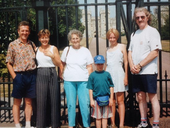 Family at Windsor Castle