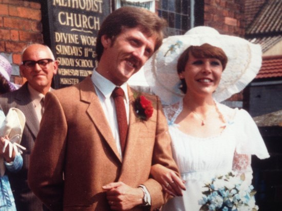 A Happy Summer's day at Caister Methodist Church in 1981