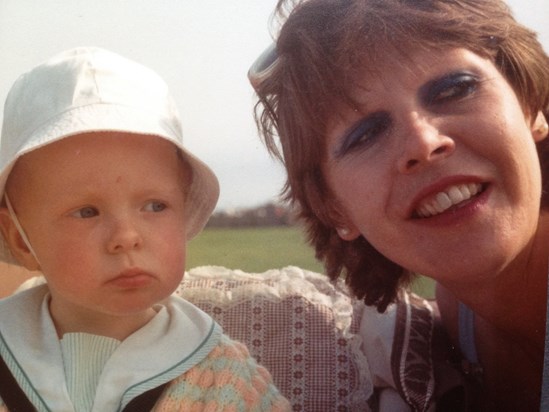 What are Judy and Ruth looking at? A perfect study of mother and daughter.