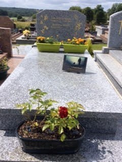 John's grave Father's Day 2018