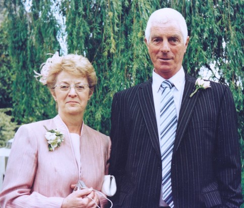Sue & John, both now gone. At Richard's wedding.