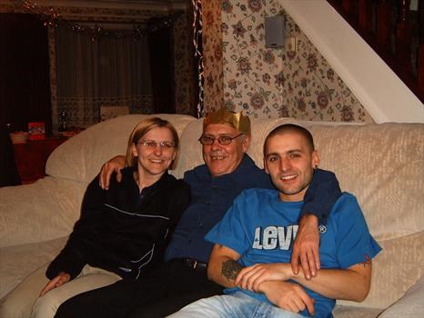Ken with his kids, 2004.