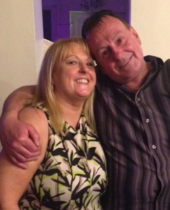 Me and stuart at my 50th happy days miss jim so much already 