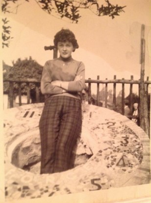 Mum when she was courting Billy Boy