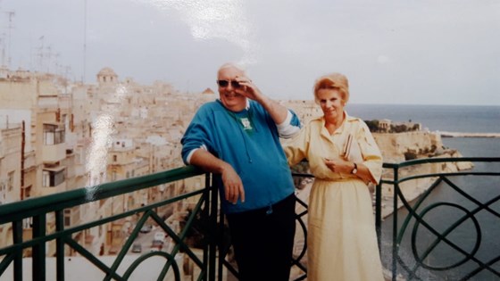 With Eddie in Malta