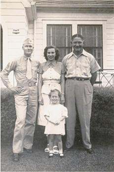 Bowden, Margaret, Uncle Floyd Wilcox and Little Patti