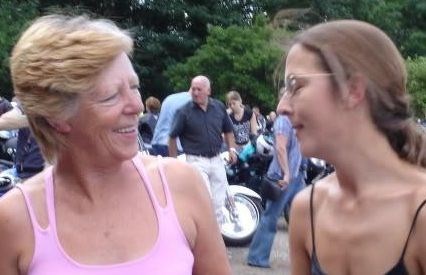 biker babes Judy and Julia