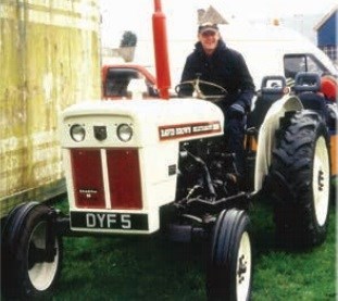 He loved vintage tractors .....