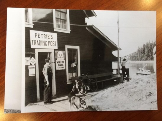 A very old photo of the store.