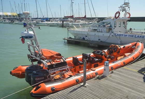 Random Harvest Reborn - The Name of GF's old boat has been taken by the RNLi at Brighton and Hove for their new Boat. May she save many lives. 