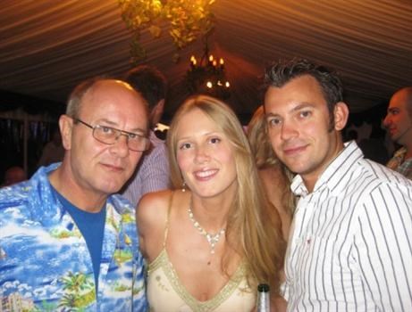 Dad, Me & David at Jemma & Toms Mid-Summer party 2010