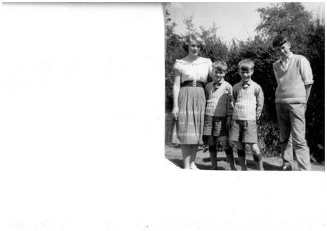 Julia, Jim, Nick and David 1959