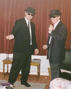 Dad as Blues Brothers? (courtesy of Joyce Lawrie)