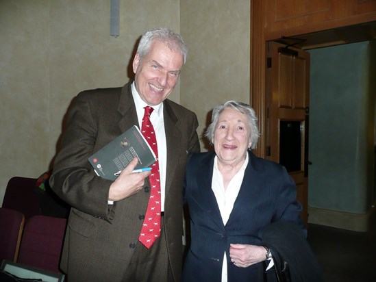 Betty with Gottried Wagner Cadogan Hall Suppressed Music Conference 2008