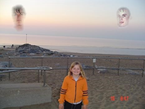 Shannon on Minehead Beach