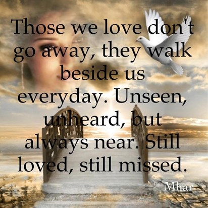 Loved ones departed