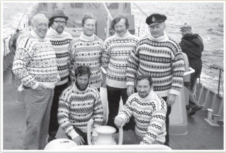 Crew of RNLI Kirkwall Lifeboat Grace Patterson Ritchie in Faroe Islands