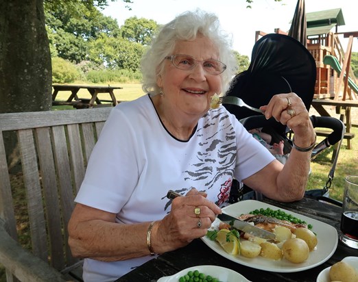 Mum on her 82nd birthday lunch x