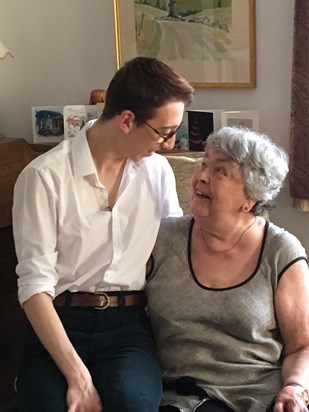 Calum and Grandma ❤️