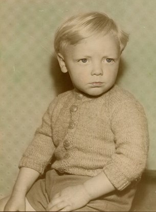 Scowling even as a lad, did he ever grow out of this? But we loved him for it.