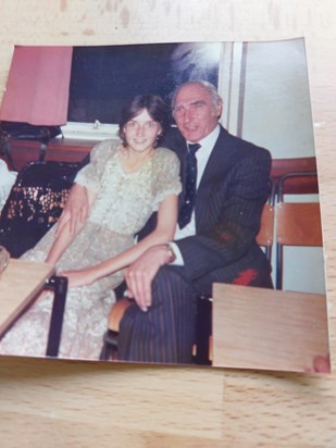 Fiona and her dad. Both rest in peace. Xx