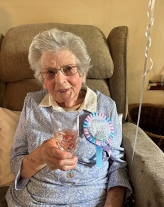 Fond memories of my nan celebrating her 90th birthday last year. 