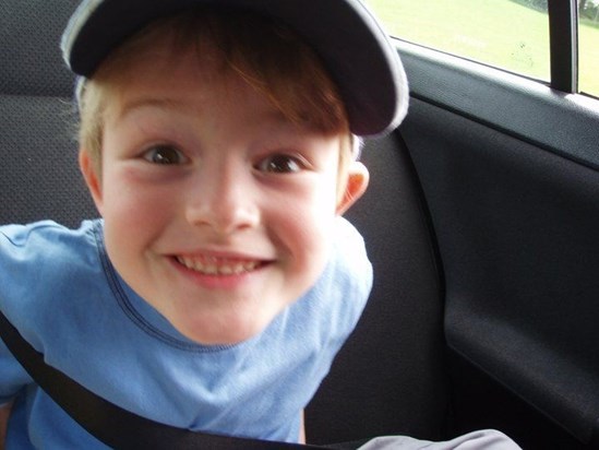 Ben aged 6 on Safari with Mummy & Faith