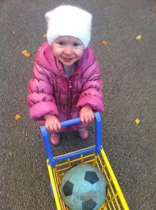 Lily and her trolley