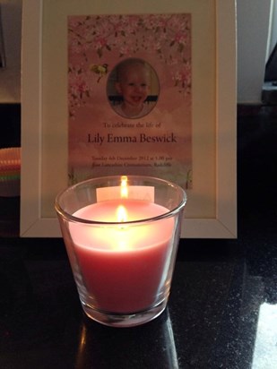 A candle for you x
