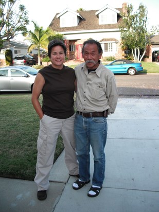 Lisa & Dad 2009 - Long Beach
