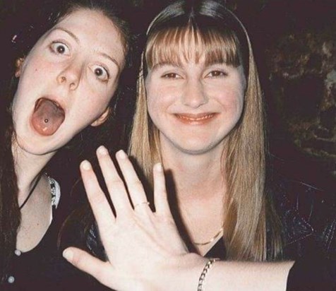 Anna & Kate (1998?) Spanish college trip